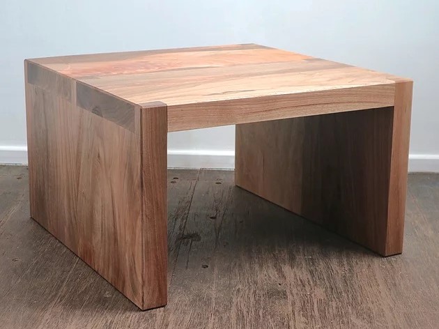 handmade coffee table walnut