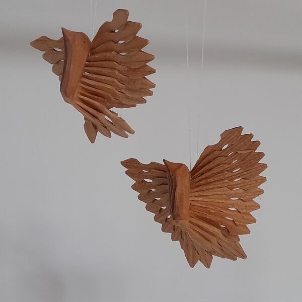 Hand-carved Turtle Dove Decorations by Steve Tomlin - Image 3