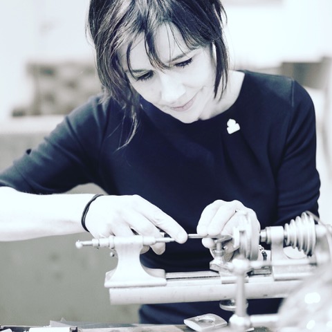 Louise demonstrating at LINLEY Louise demonstrating at LINLEY
