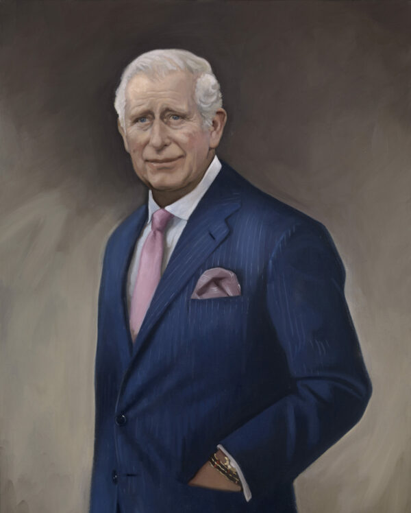 Alastair Barford Creates First Commissioned Portrait of King Charles III QEST