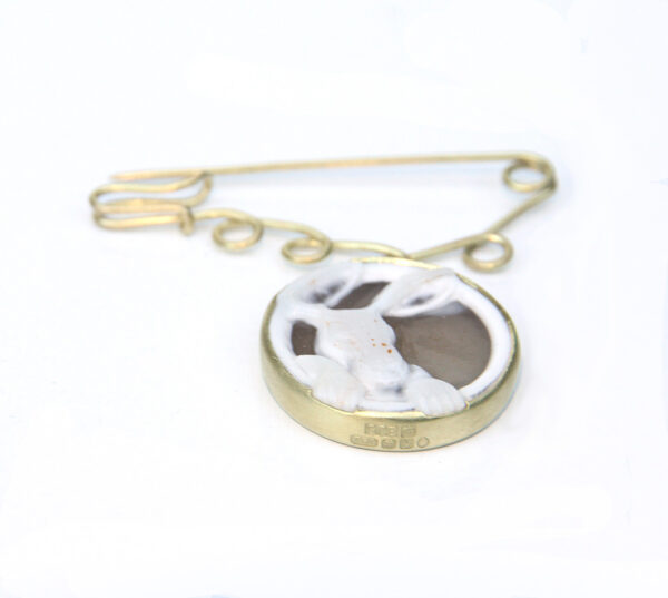 Sian Evans - Hare Pin - Image 2