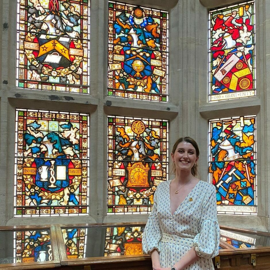 Isablle at the QEST and Royal Warrant Holders Association Luncheon 2022