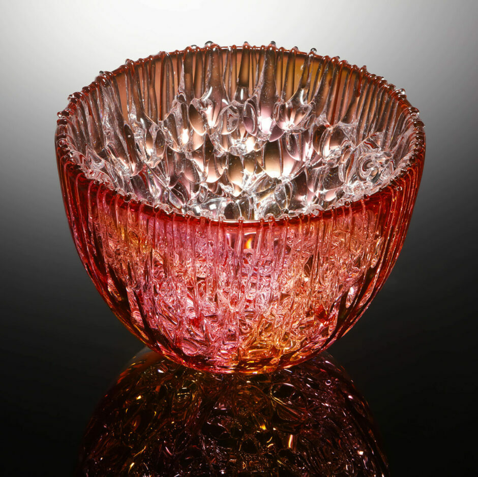 Katherine Huskie, Cassito, 2021, glass, w 25cm x h 22cm £2,500